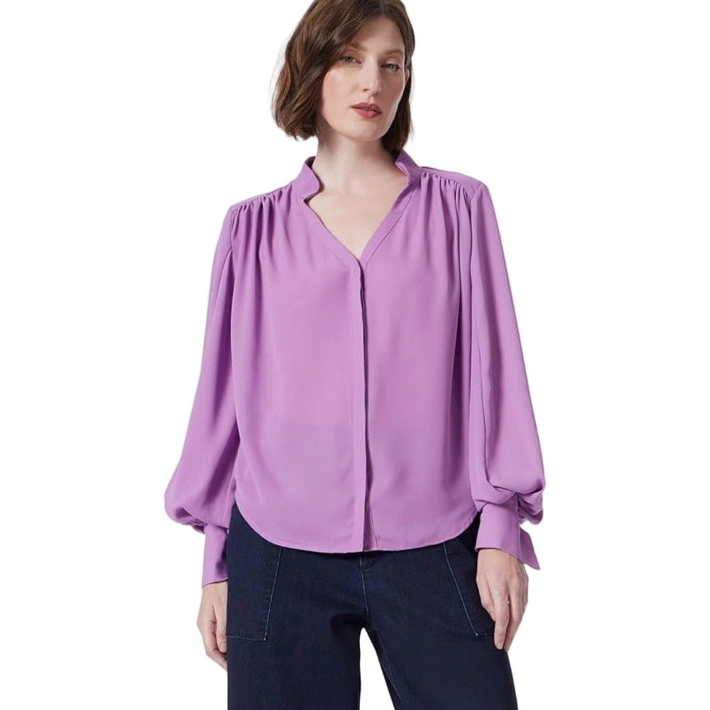 🐣Dee Ocleppo Violet Jane button front blouse size M NWT